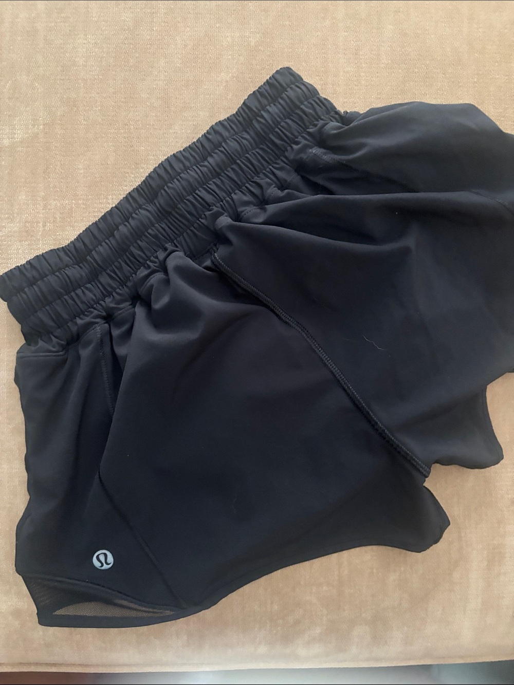 Lululemon black athletic shorts - Picture 3 of 3